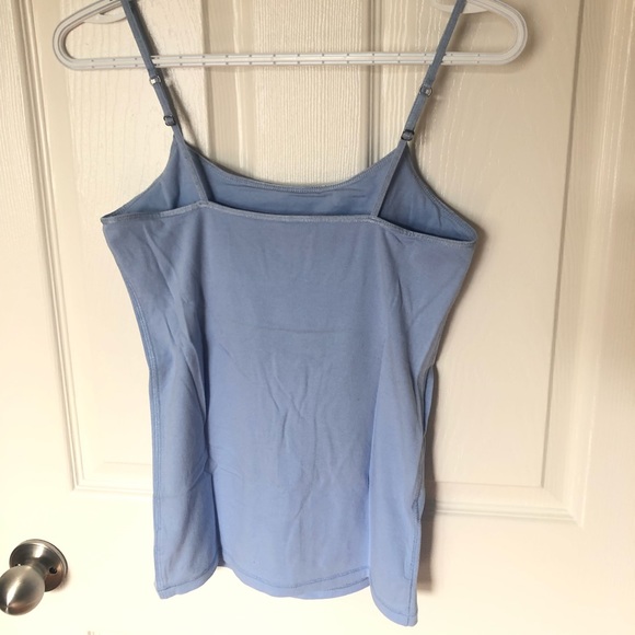2/$15🌟 American Eagle Baby Blue Camisole with Shelf-Bra - Picture 2 of 4